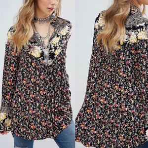 Free‎ People Long Sleeve Tunic Top Size Small